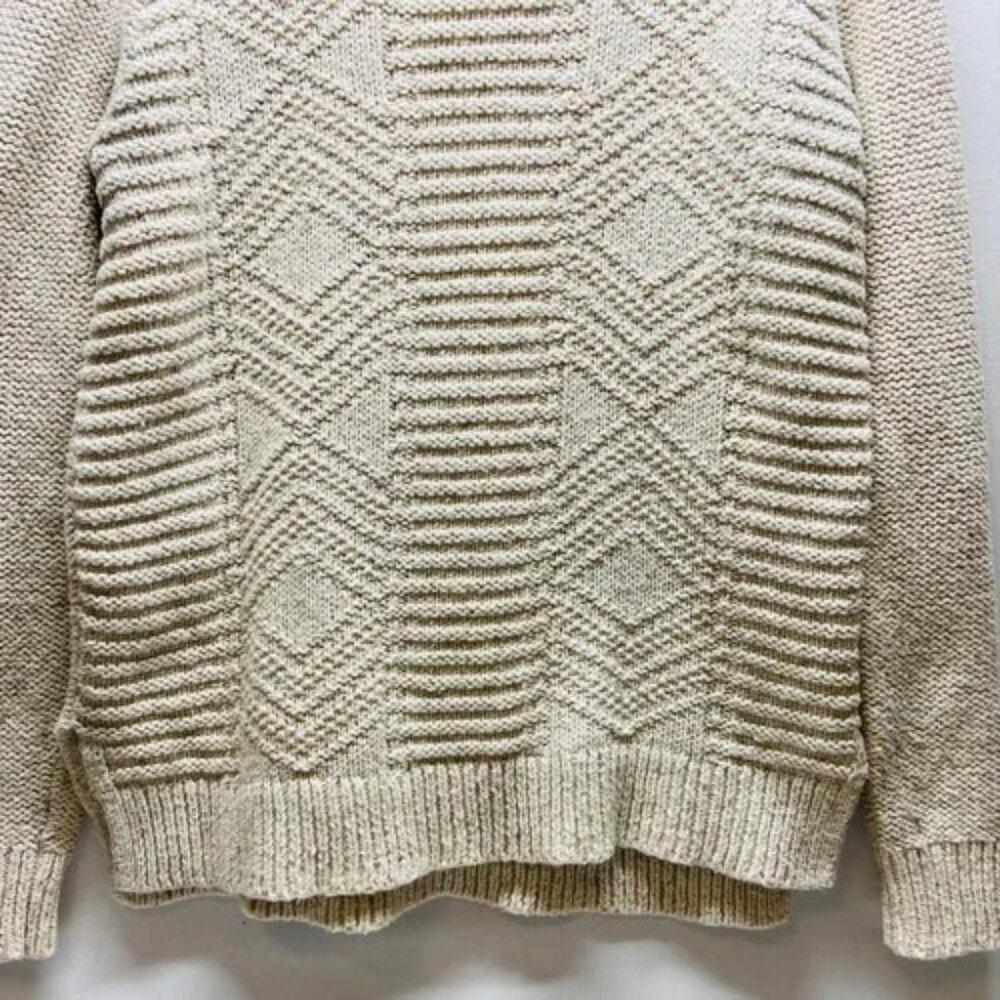 Hollister Knit Sweater Women's Large Oatmeal Heather Comfy Pullover Crewneck GUC - Picture 3 of 9
